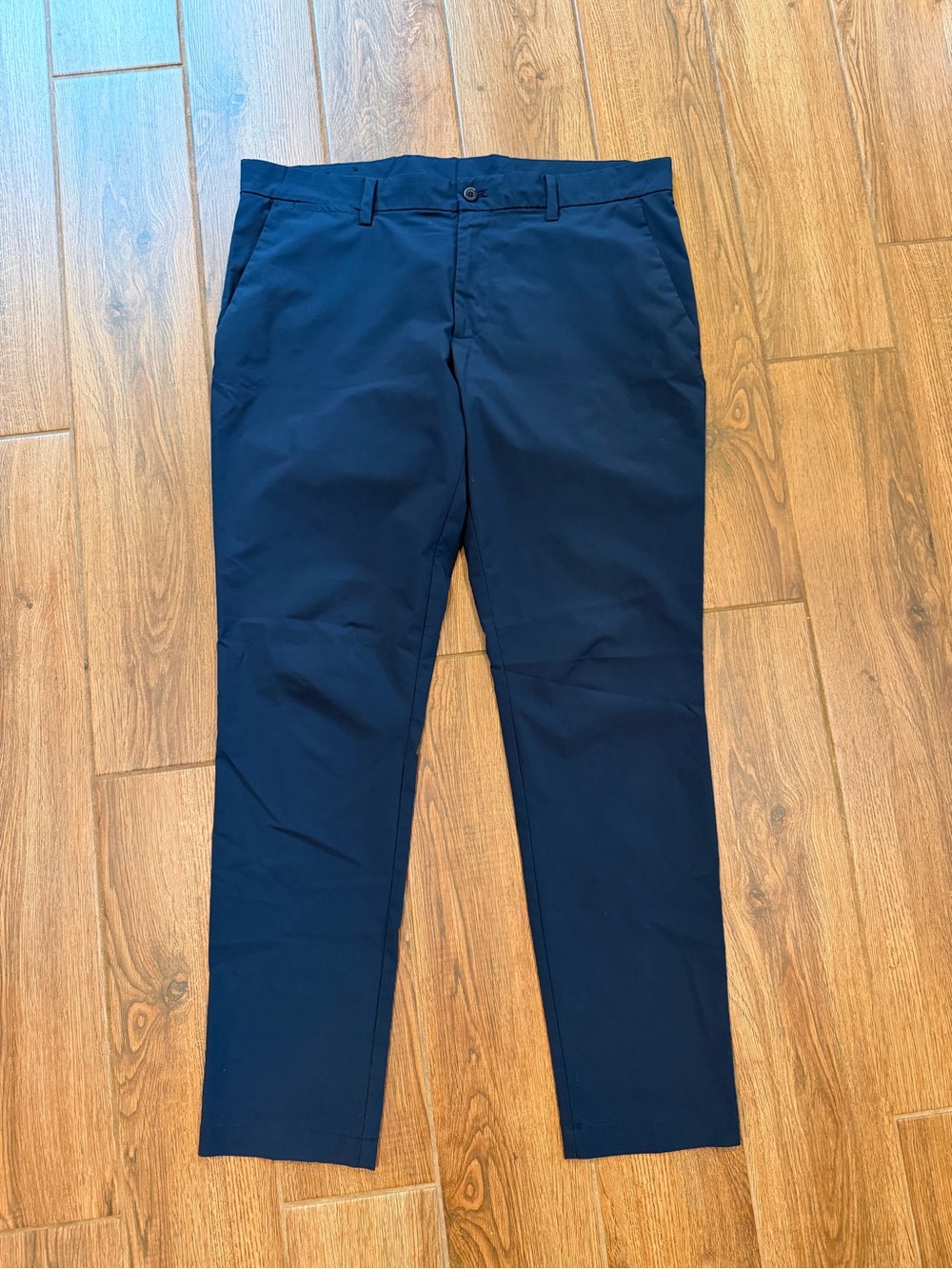 J.Lindeberg Navy Slim Chinos saks golf pants / men’s 36x32